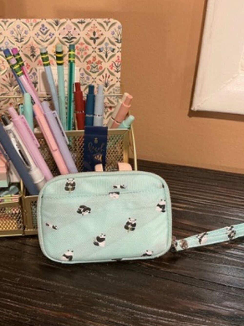 Hobonichi Drawer Pocket Pouch, Panda Limited Edition